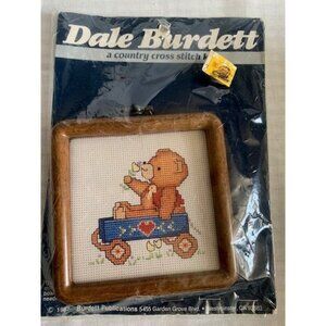 Dale Burdett Little Red Wagon Cross Stitch Kit Embroidery Craft New